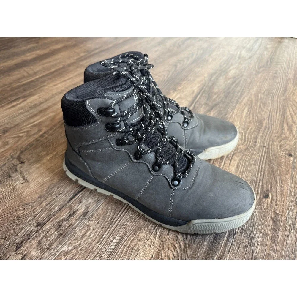 Magellan Outdoors Men’s Gray Hiking Boots Size 8D Trail Waterproof All Man Made